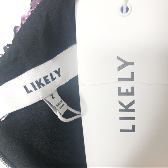 NWT LIKELY BRAELYNN SEQUIN MINI DRESS - Picture 11 of 13